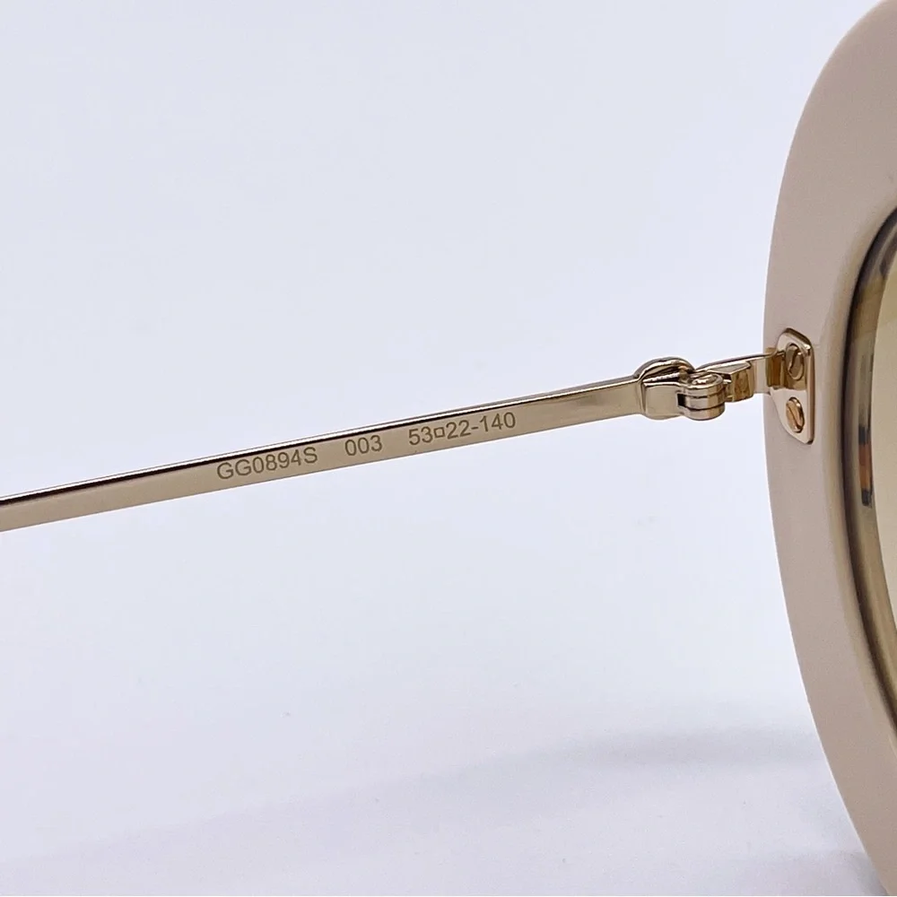 NEW GUCCI SUNGLASSES GG0894S 003 WOMEN GOLD GUCCI GG0894S - Picture 9 of 11